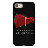liver cancer awareness iPhone 8 Case