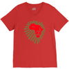 africa lion power cool V-Neck Tee