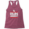 run away rabbit Racerback Tank