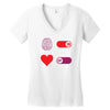 How To Live A Happy Life Women's V-Neck T-Shirt