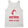 american by birth redhead by the grace of god Tank Top