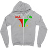 redesignsideas for the flag of wakanda Zipper Hoodie