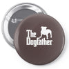the dogfather  nerd retro der pate godfather fun Pin-back button