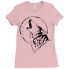 full moon Ladies Fitted T-Shirt
