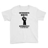 introverts unite separately in your own homes black Youth Tee
