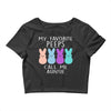 peeps bunnies Crop Top