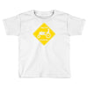 tractor crossing farmer's road warning sign Toddler T-shirt