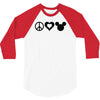 peace 3/4 Sleeve Shirt