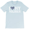 i love my soldier navy camouflage T-Shirt