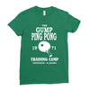 forrest gump   ping pong camp   cult film Ladies Fitted T-Shirt