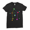 libra rainbow sign Ladies Fitted T-Shirt