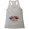 March Peeking Out Baby Boy Racerback Tank