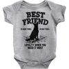Best Friend German Shepherd Baby Bodysuit