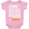 Strong Independent Motivated Virgo Baby Onesie