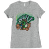 mario smash! Ladies Fitted T-Shirt