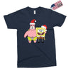 spongebob squarepants and patrick christmas Exclusive T-shirt