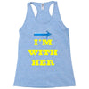 i am with her Racerback Tank