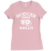 soccer takes balls Ladies Fitted T-Shirt