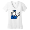 go to jail monopoly Women's V-Neck T-Shirt