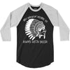 my indian name is runs with beer 3/4 Sleeve Shirt