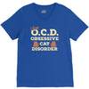 i have o.c.d obsessive cat disorder V-Neck Tee
