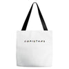 friends tv show parody christmas Tote Bags