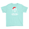 new funny darth vader star wars themed christmas Youth Tee