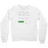 installing muscles please wait Crewneck Sweatshirt