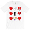 ls lesbian full heart T-Shirt