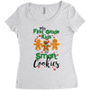 my first grade kids are smart cookies Women's Triblend Scoop T-shirt