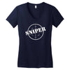 sniper fun Women's V-Neck T-Shirt