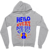 grover hello Zipper Hoodie
