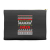 santa only comes once a year mamaw is always here to cheer Accessory Pouches