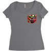 Marvel Women's Triblend Scoop T-shirt