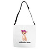 chihuahua mom Adjustable Strap Totes