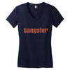 gangster Women's V-Neck T-Shirt