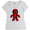 deadpool robot Women's Triblend Scoop T-shirt