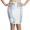 sketch of piston Pencil Skirts