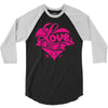 love (3) 3/4 Sleeve Shirt