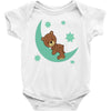 brown sleep Baby Onesie