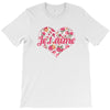 Jet'aime Flower Heart T-Shirt