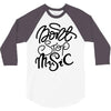 don't stop the music 3/4 Sleeve Shirt