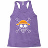 luffy pirate flag Racerback Tank