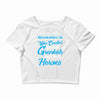 Grandpa Was Created because Grankids Need Real Heroes Crop Top