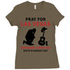 Pray for Las Vegas, Route 91 Harvest 2017 Ladies Fitted T-Shirt