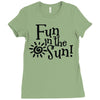 fun in the sun Ladies Fitted T-Shirt