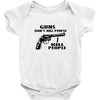 guns don't kill people, i kill people t shirt Baby Onesie