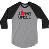 I Love My Uncle 3/4 Sleeve Shirt