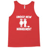 under new management stag night wedding mens Tank Top