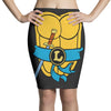 Turtles Leonardo Armor Pencil Skirts